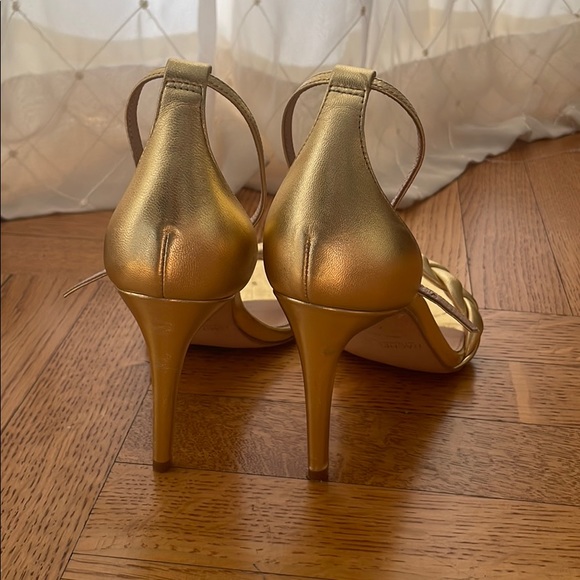 Rachel Zoe Ashton Braid Gold Sandals - Picture 3 of 4